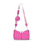 Barbie Sac à main bandoulière pour enfant Fancy 2.0 Varsity en PVC avec intérieur polyester, dimensions 6,5 x 23,5 x109 cm, âge minimum 3 ans