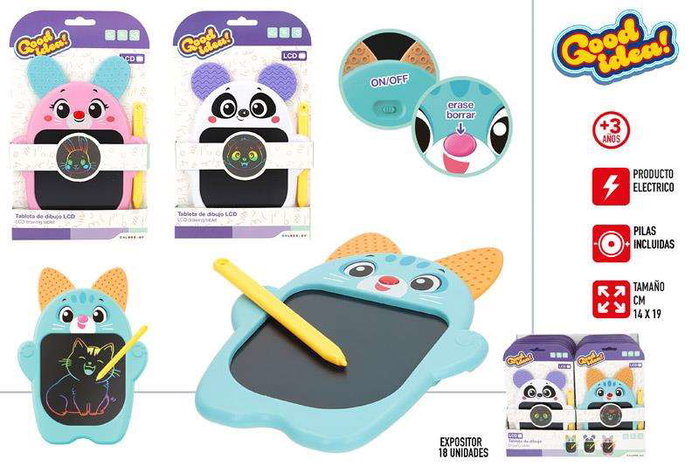 Color Baby Tablette de Dessin Lcd Color 14x19 cm - Modèles surtidos