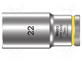 WERA Douille HEX 22mm 3/8 pouces 6 pans