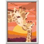 Ravensburger Creart Serie D Kit de Peinture par Numéros 'Jirafas al Atardecer' 12023259 - Puzzle Peinture pour Enfants à Partir de 7 Ans