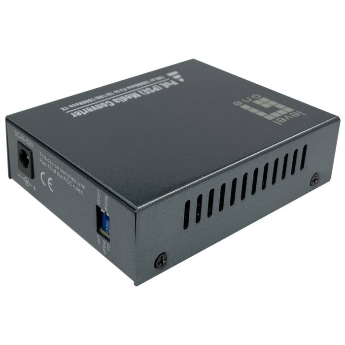 Level GVT-2013 Convertisseur de média Gigabit RJ45 vers SC Multimode PoE+ Level GVT-2013 Convertisseur de média Gigabit RJ45 vers SC Multimode PoE+