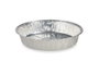 Kinvara Lot de 6 plateaux ronds en aluminium 21.5x21.5x5.5 cm, argent (Set de 24)