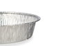 Kinvara Lot de 6 plateaux ronds en aluminium 21.5x21.5x5.5 cm, argent (Set de 24)