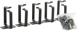 Lanview Ensemble de crochets organisateurs de câbles Aluminium 44x60mm, 5 pcs