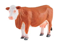 COLLECTA Vaca Hereford - Blanc et Marron - L