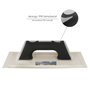 WOLFPACK LINEA PROFESIONAL Talocha Plastico Borde Flexible 303 x 142 mm