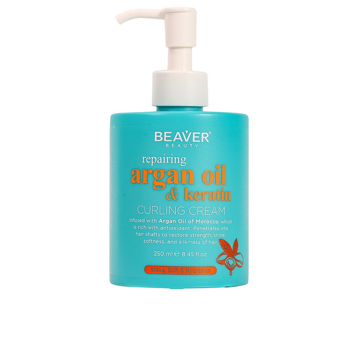 Beaver Crème pour boucles à l'huile d'argan et à la kératine 250 ml Beaver Crème pour boucles à l'huile d'argan et à la kératine 250 ml