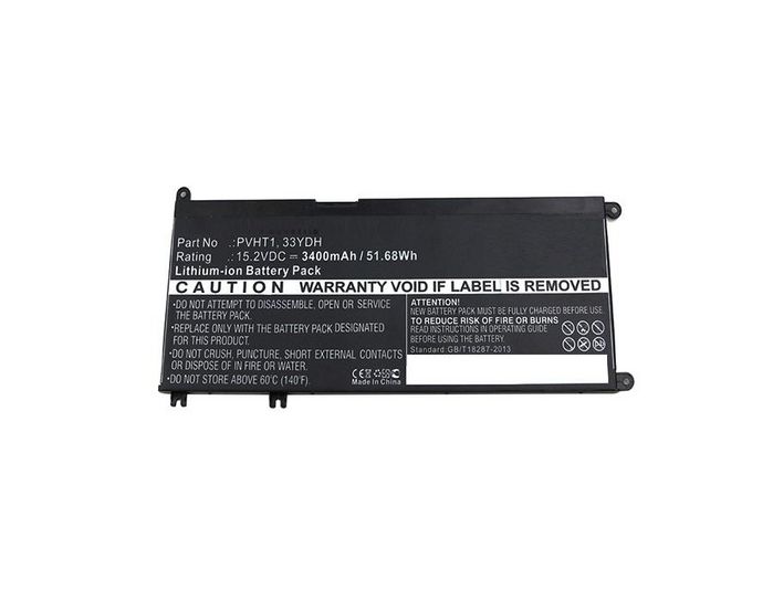 CoreParts Batterie pour Dell Inspiron 17 7000 et 7778, 51.68Wh, 15.2V, 3400mAh, Noir CoreParts Batterie pour Dell Inspiron 17 7000 et 7778, 51.68Wh, 15.2V, 3400mAh, Noir