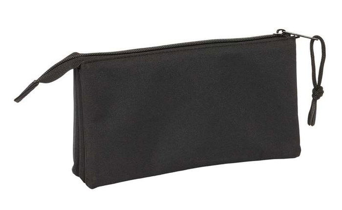 Safta Portatodo triple Wednesday - Porte-tout triple avec compartiments - 22 x 12 x 3 cm