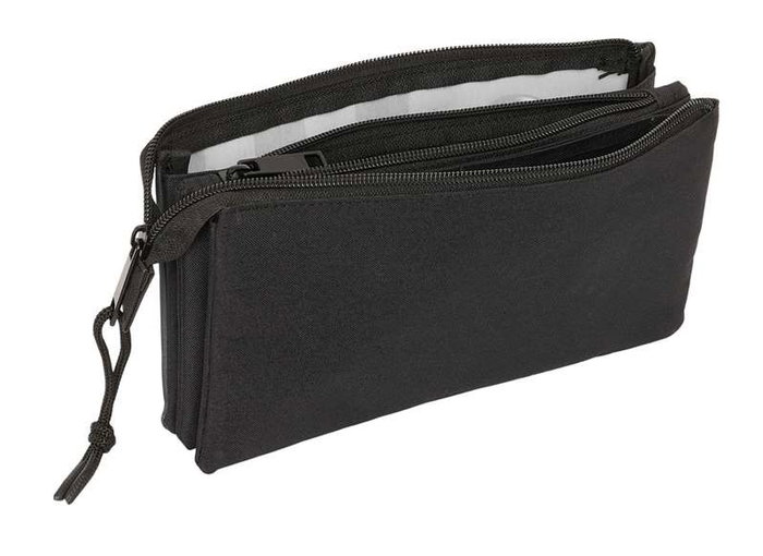 Safta Portatodo triple Wednesday - Porte-tout triple avec compartiments - 22 x 12 x 3 cm