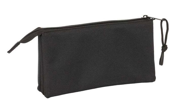 Safta Portatodo triple Wednesday - Porte-tout triple avec compartiments - 22 x 12 x 3 cm