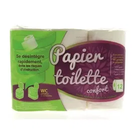 Midland - Papier toilette pour WC chimique (portables et à cassette) - 12 rouleaux - Se désagrège rapidement pour éviter les obstructions