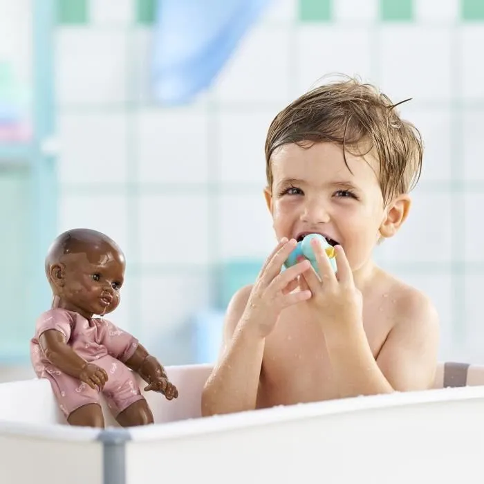 Corolle Bébé Bain Alyzée - Poupon de bain 30 cm avec canard - Jouet pour bébé dès 18 mois - Parfum vanille