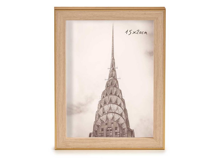 GIFTDECOR Porte-photo Or Couleur Bois 15x20cm GIFTDECOR Porte-photo Or Couleur Bois 15x20cm