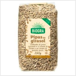 BIOGRA Graines de tournesol décortiquées BIO 250g