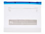 Leknes Sachet Zip Multiusos 20 pièces 1 L 20x17 cm Transparent Polyéthylène Alimentaire (Set de 21)