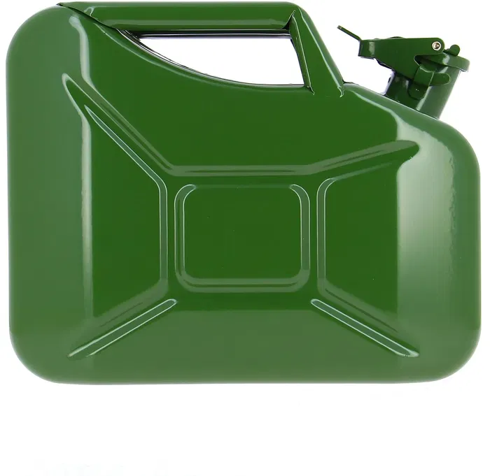 Precision Steel Jerrican Essence Design US en Acier 10 Litres Homologué UN Hydrocarbures - Résistant aux Chocs avec Double Poignée et Crochet de Fermeture Precision Steel Jerrican Essence Design US en Acier 10 Litres Homologué UN Hydrocarbures - Résistant aux Chocs avec Double Poignée et Crochet de Fermeture