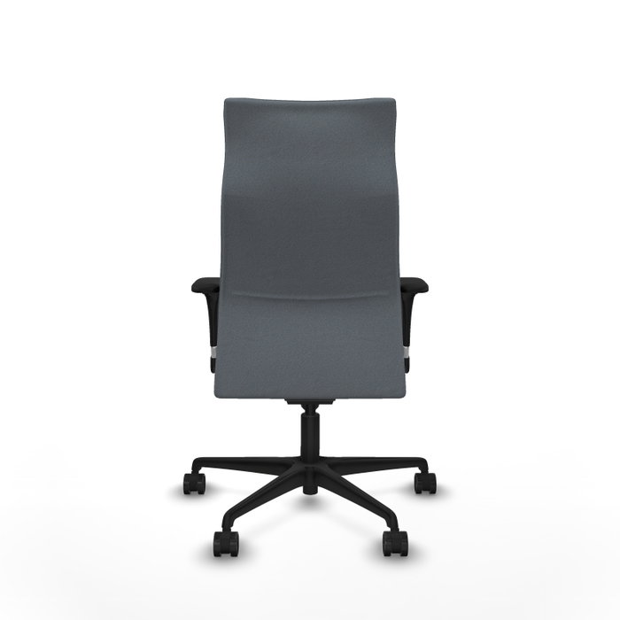Piqueras Y Crespo Sillón Albacete Gris avec mécanisme Synchro et accoudoirs 1D
