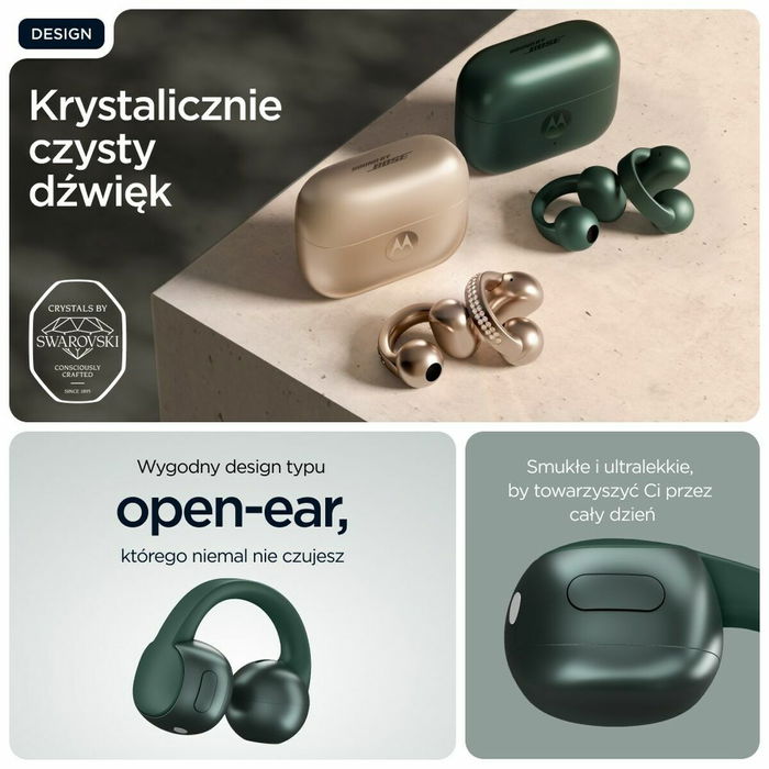 Oreillette Bluetooth Motorola Moto Buds Loop Vert