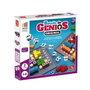 Ludilo - Jeu Bataille de Génies Original - Version Espagnole - Avec 18 pièces en bois, 14 pièces bloqueuses, 7 dés, 2 plateaux et règles de jeu