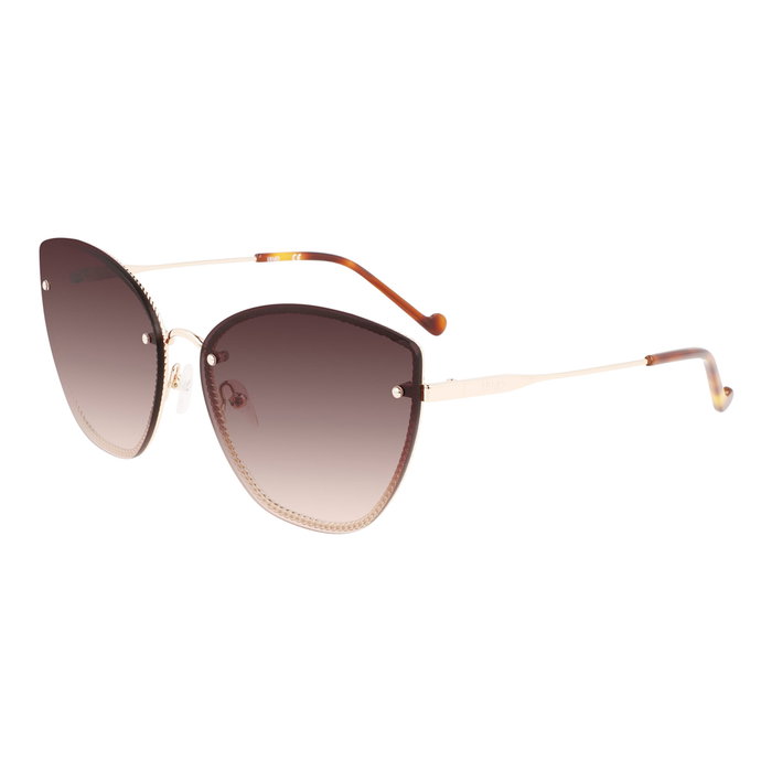 Liujo LJ148S-714 Lunettes de soleil dorées pour femme Liujo LJ148S-714 Lunettes de soleil dorées pour femme