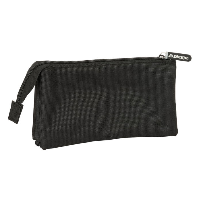 Trousse Fourre-Tout Triple Kappa Dark Noir 22 x 12 x 3 cm Trousse Fourre-Tout Triple Kappa Dark Noir 22 x 12 x 3 cm