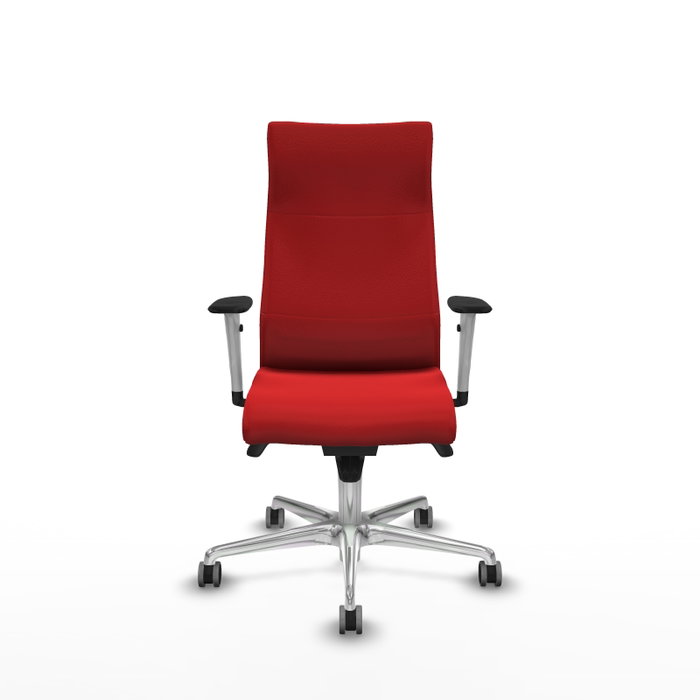Piqueras Y Crespo Fauteuil Albacete, Synchrone, Similicuir Rouge