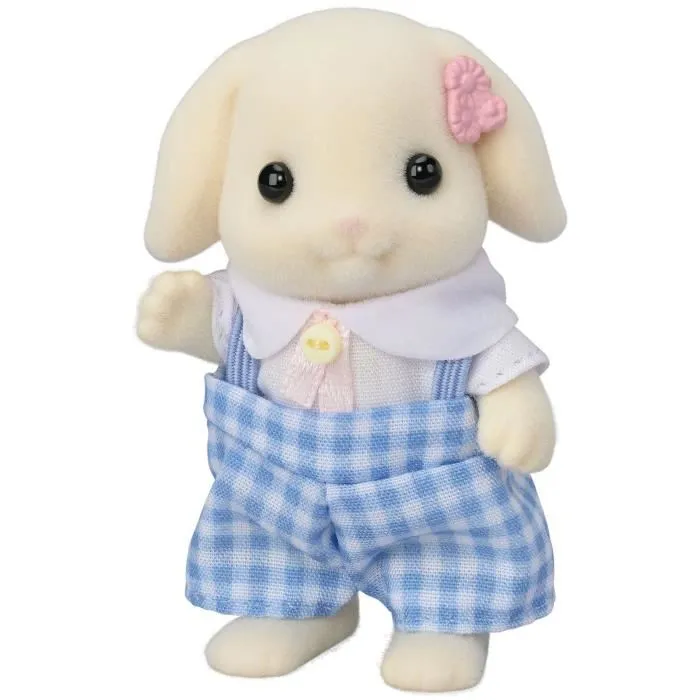 Sylvanian Families - Poupées Lapin Bélié Frère et Soeur - Figurines Articulées pour le Jardinage avec Accessoires - Multicolore