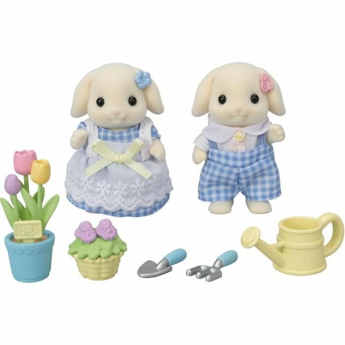 Sylvanian Families Ensemble de Jardinage avec Frère et Sœur Lapin Bélier Sylvanian Families Ensemble de Jardinage avec Frère et Sœur Lapin Bélier