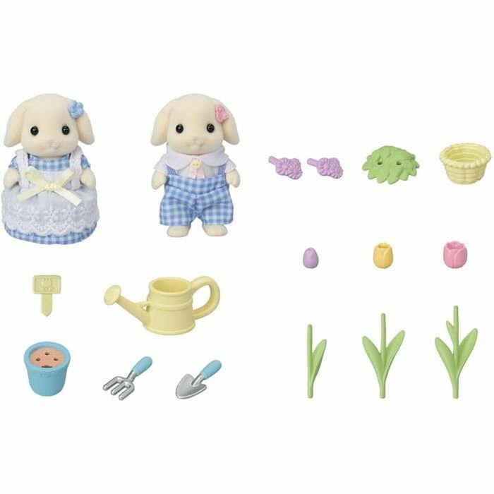 Sylvanian Families Ensemble de Jardinage avec Frère et Sœur Lapin Bélier Sylvanian Families Ensemble de Jardinage avec Frère et Sœur Lapin Bélier