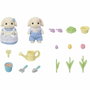 Sylvanian Families Ensemble de Jardinage avec Frère et Sœur Lapin Bélier