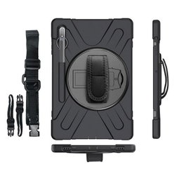 eSTUFF Coque CHICAGO pour Galaxy Tab S10 Lite/S10 FE/S9 FE/S9/S8/S7 - Noir