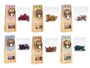 Acorde Lot de 30 Cônes d'Encens avec Support en Bois Assortis 6 Parfums 6.5x16.5x3.5 cm (Set de 48)
