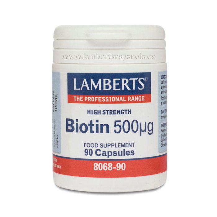 LAMBERTS Biotine 500 mcg 90 capsules LAMBERTS Biotine 500 mcg 90 capsules