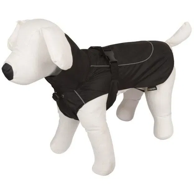 Kerbl - Manteau de Pluie Imperméable pour Chien, Noir, Taille XL (Réf. 80626)