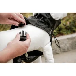 Kerbl - Manteau de Pluie Imperméable pour Chien, Noir, Taille XL (Réf. 80626)