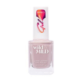 Wild&Mild Vernis à Ongles Gel Effect Last Bud Not Least - Effet gel longue durée, jusqu'à 7 jours, vegan, facile à appliquer, sans lampe UV/LED, kit de manucure maison