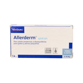 VIRBAC VET Allerderm Spot-on jusqu'à 10 kg (6x2 ml)