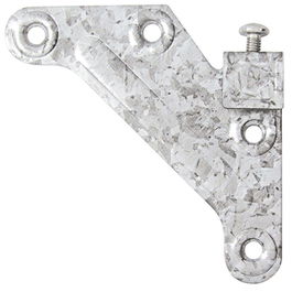 HERRAJES ALK Équerre pour suspension avec vis gauche galvanisée