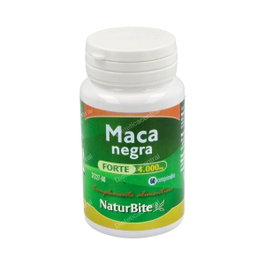 Naturbite Maca Negra Forte 4000 mg, 60 comprimés, Complément Alimentaire