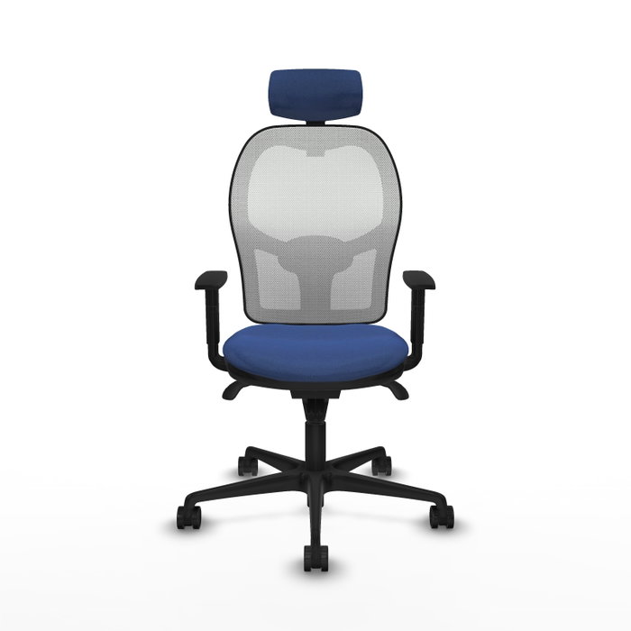 Piqueras y Crespo Chaise de Bureau Jorquera 1D036N2 Bleu marine et blanc Piqueras y Crespo Chaise de Bureau Jorquera 1D036N2 Bleu marine et blanc