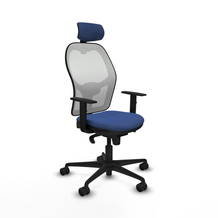 Piqueras y Crespo Chaise de Bureau Jorquera 1D036N2 Bleu marine et blanc Piqueras y Crespo Chaise de Bureau Jorquera 1D036N2 Bleu marine et blanc