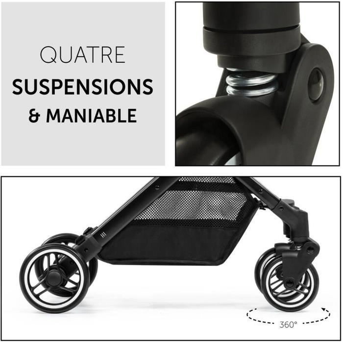 Hauck Travel N Care Poussette compacte - Noir