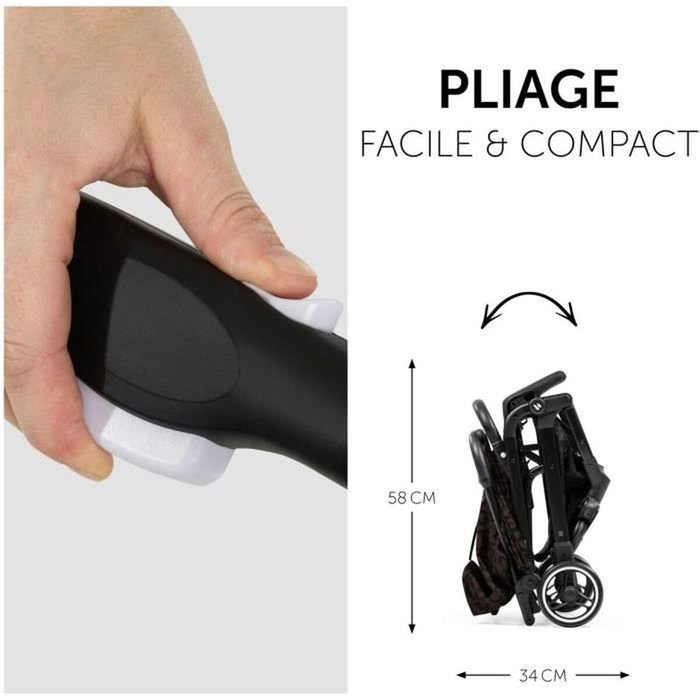 Hauck Travel N Care Poussette compacte - Noir