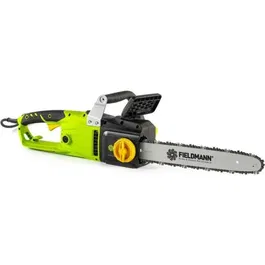 Fieldmann Tronçonneuse électrique FZP 2030-E 2400W - Barre de 405 mm (16") avec serrage rapide, frein de sécurité et pompe automatique