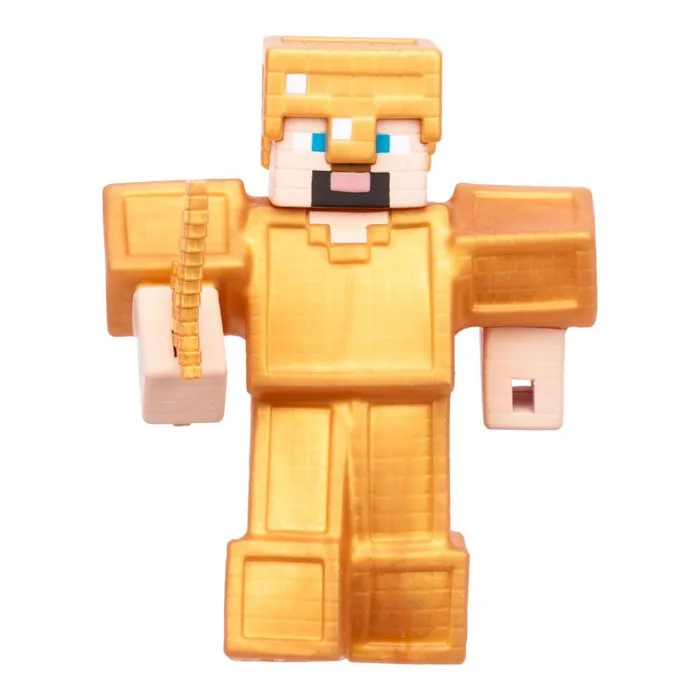 Heroes Of Goo Jit Zu Figurine Minecraft Steve Gold 11 cm