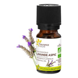 FLEURANCE NATURE Huile Essentielle Lavande Aspic Bio Flacon Compte-Gouttes 10 ml