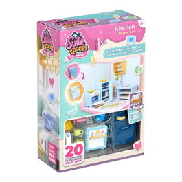 Bizak - Diseña Tu Cocina Suite Spaces - Jeu de création de cuisine - 20 accessoires, 2 papiers peints et 1 papier de sol - Langue du jeu : espagnol