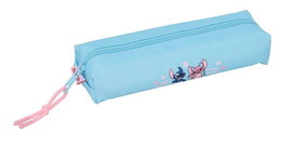Safta Portatout Rectangulaire 22cm avec Élastique Stitch "Happy" 22 x 4 x 7 cm - Rangement pour Enfant à Partir de 3 Ans
