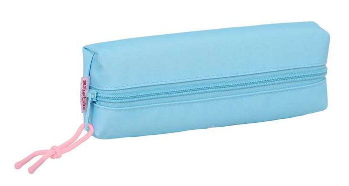 Safta Portatout Rectangulaire 22cm avec Élastique Stitch "Happy" 22 x 4 x 7 cm - Rangement pour Enfant à Partir de 3 Ans